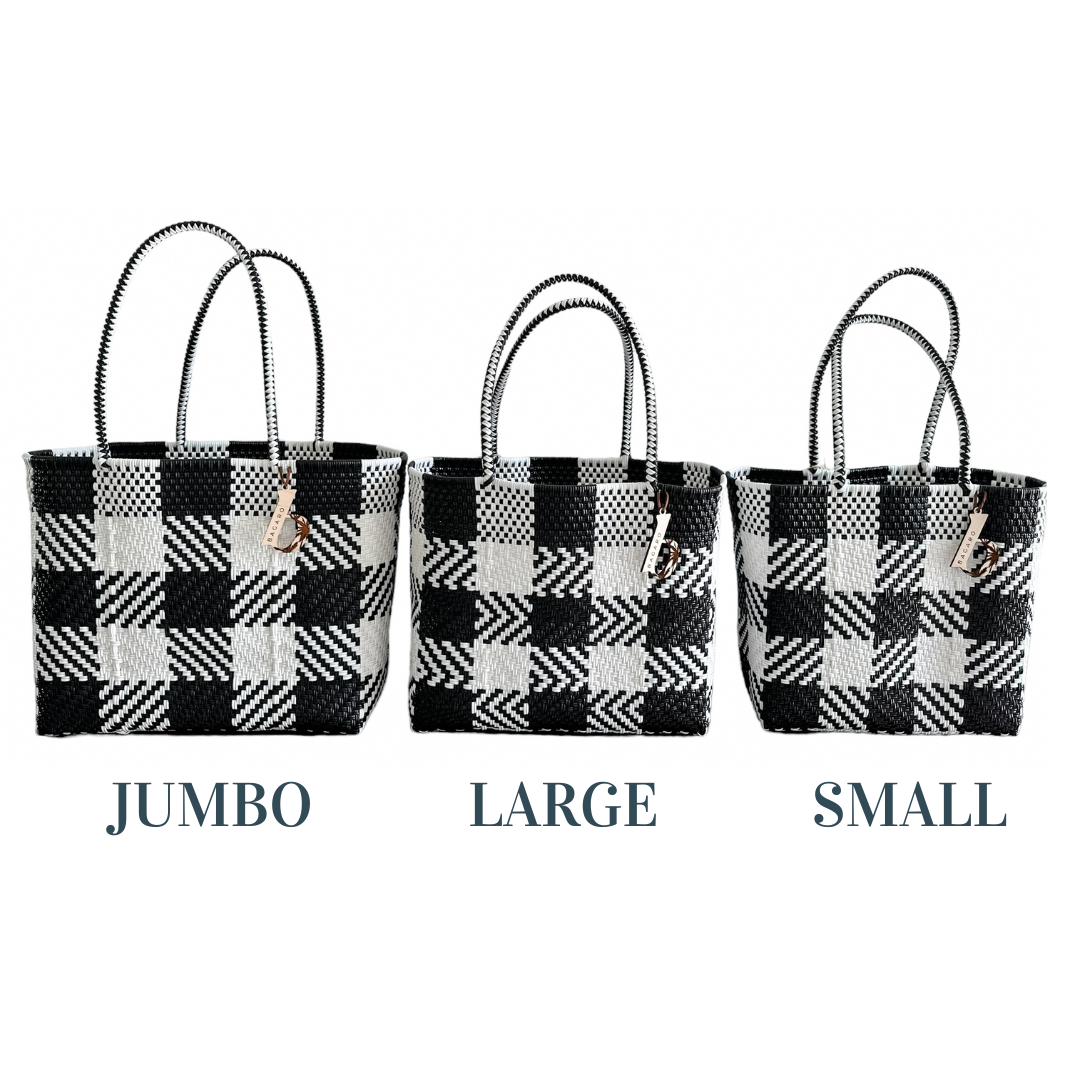 Checkers Handwoven Bag
