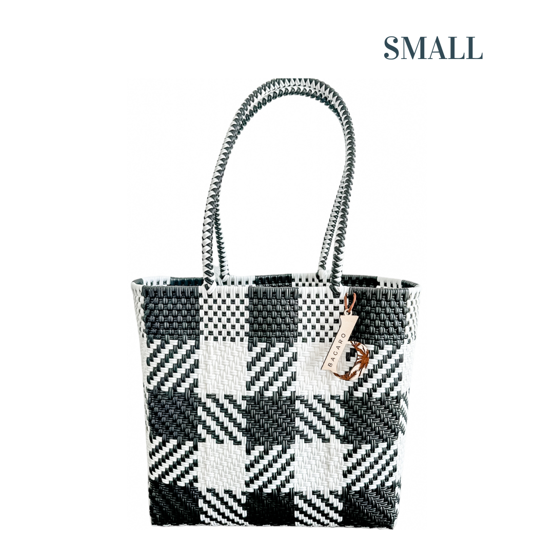 Checkers Handwoven Bag