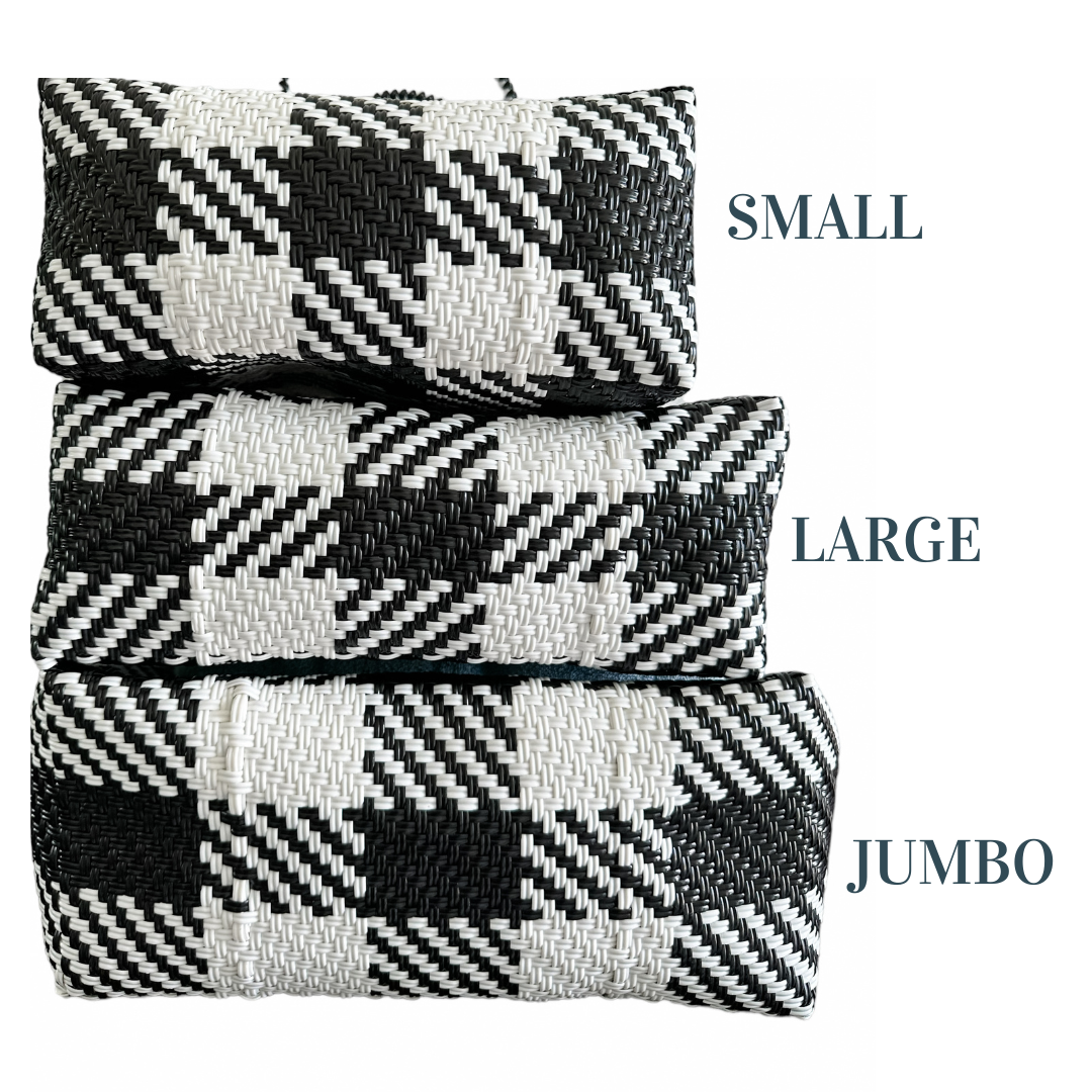 Checkers Handwoven Bag