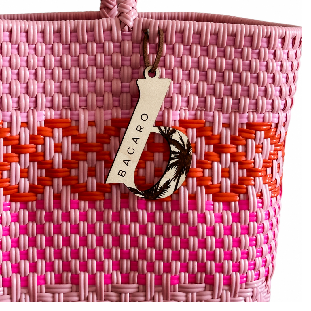 Flamingo Handwoven Bag