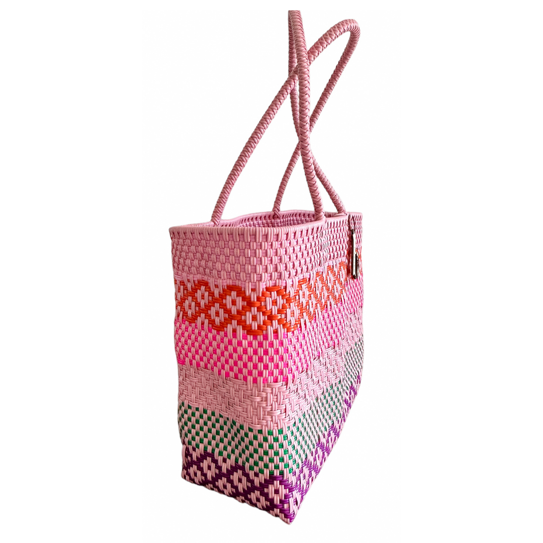 Flamingo Handwoven Bag