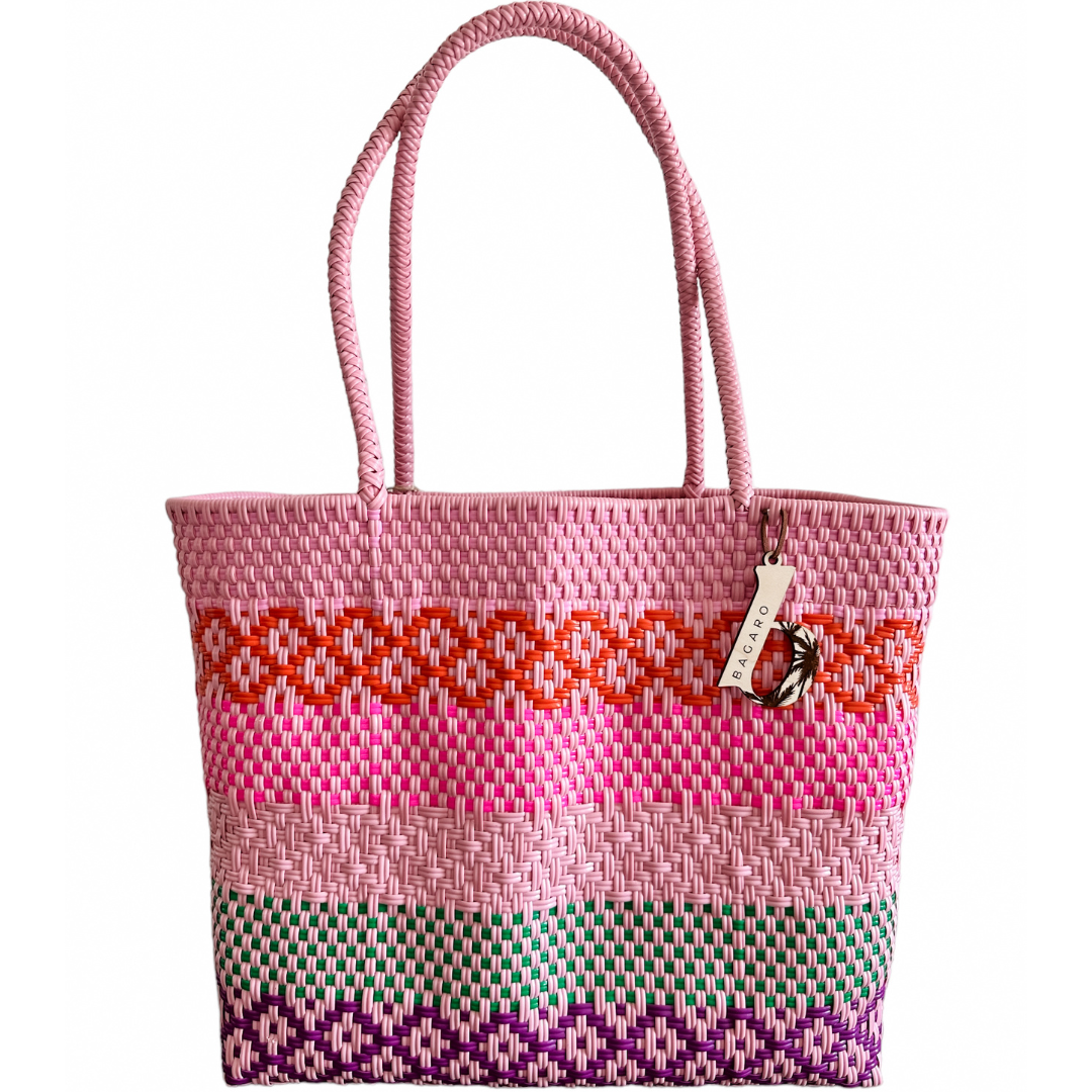 Flamingo Handwoven Bag