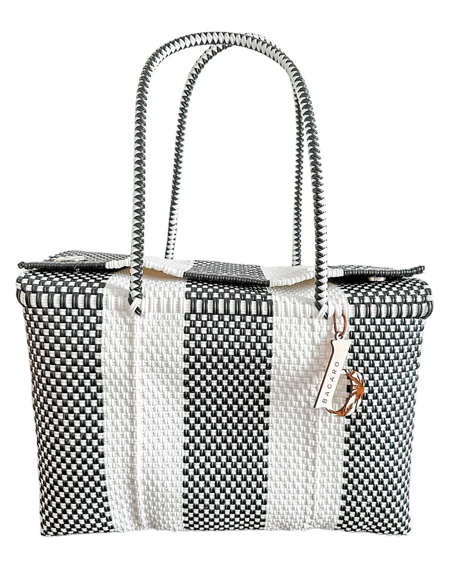 Zebra Handwoven Bag