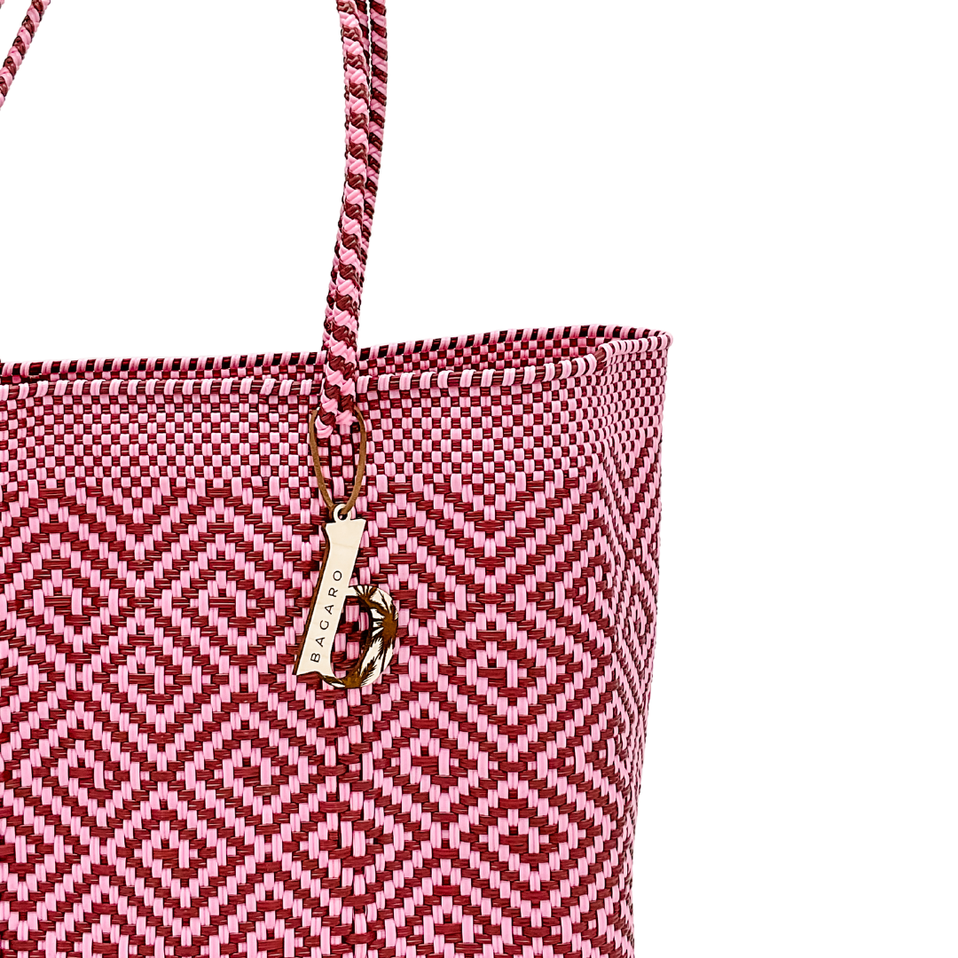 Cherry Blossom Handwoven Bag