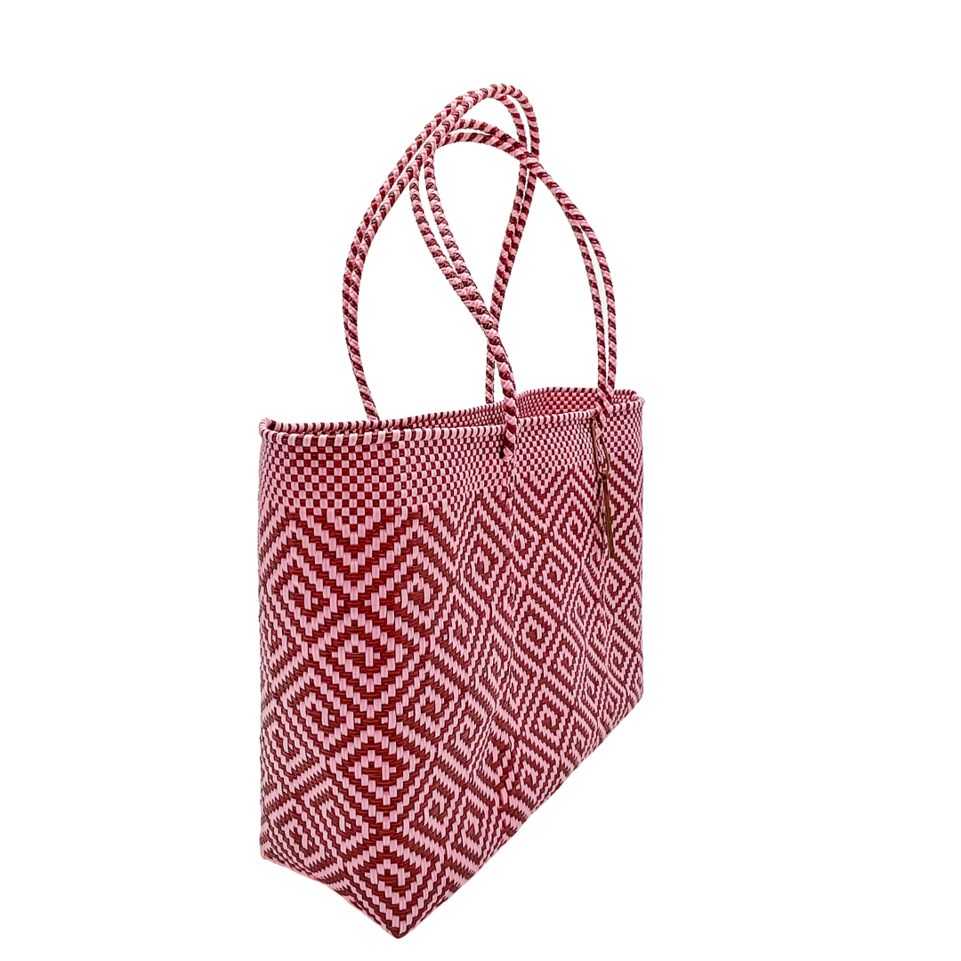 Cherry Blossom Handwoven Bag