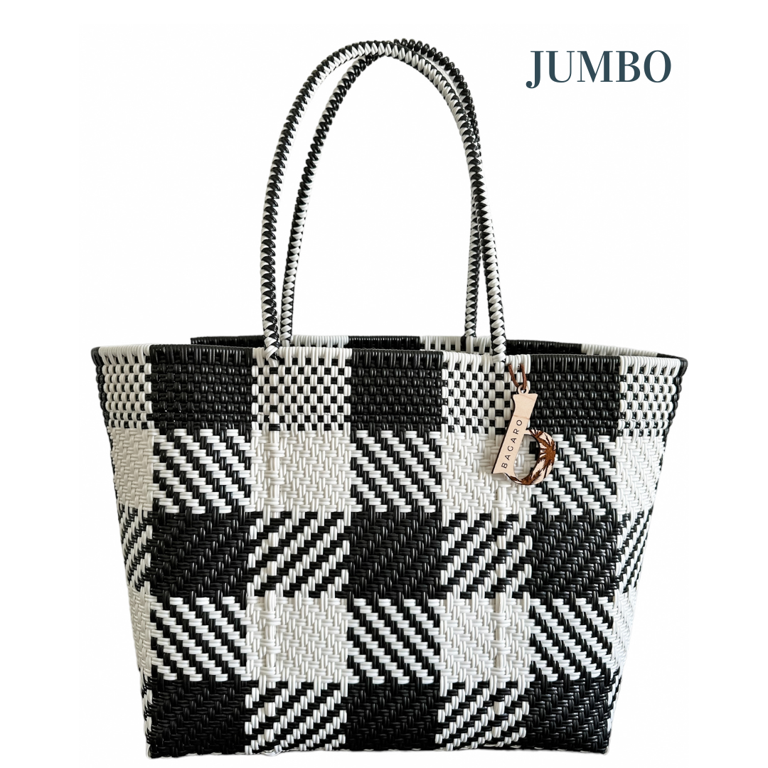 Checkers Handwoven Bag