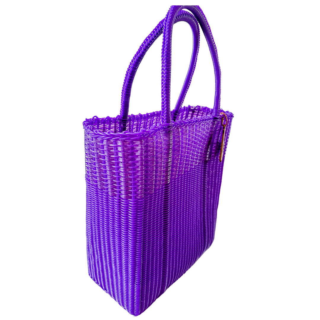 Plum Purple Handwoven Bag