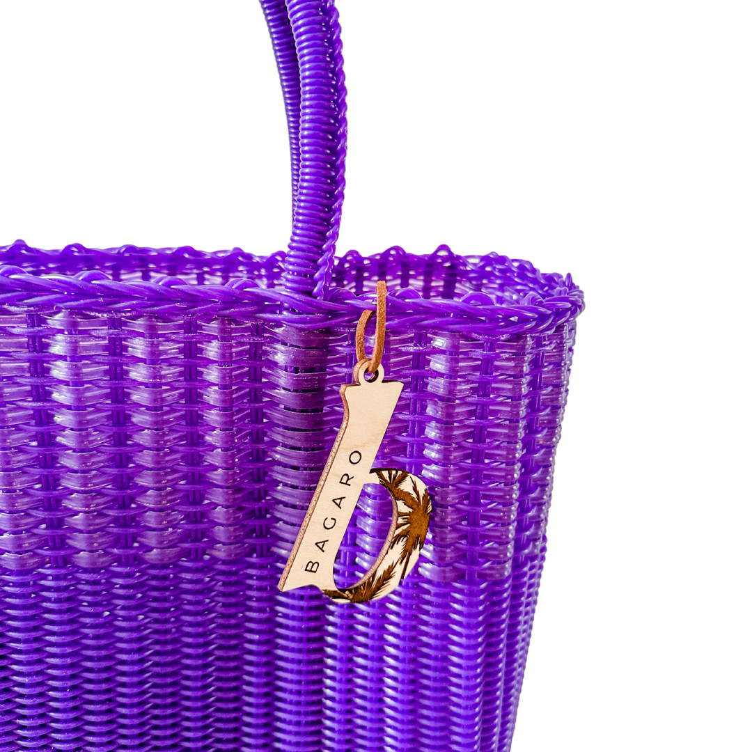 Plum Purple Handwoven Bag