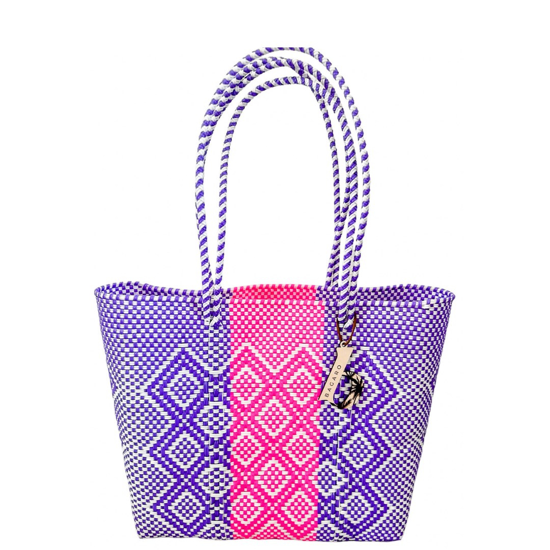Purple Frappe Handwoven Bag