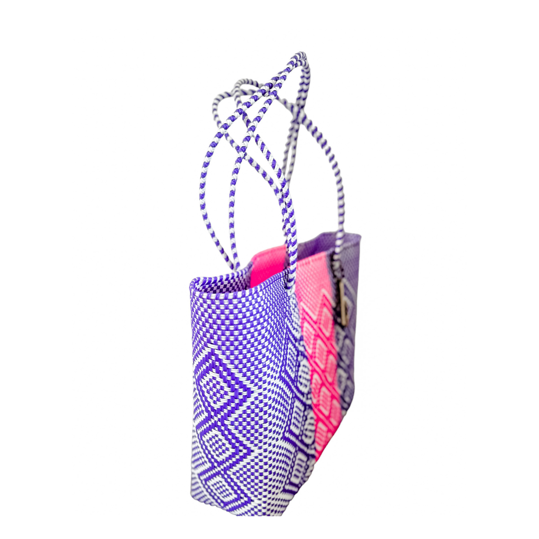 Purple Frappe Handwoven Bag