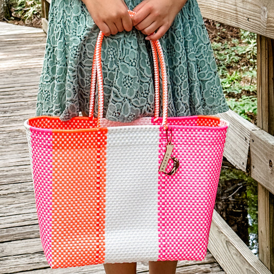 Summer Pop Handwoven Bag