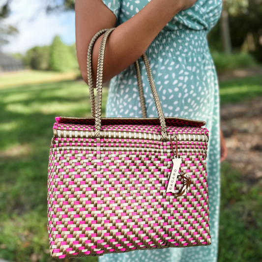 Desert Rose Handwoven Bag
