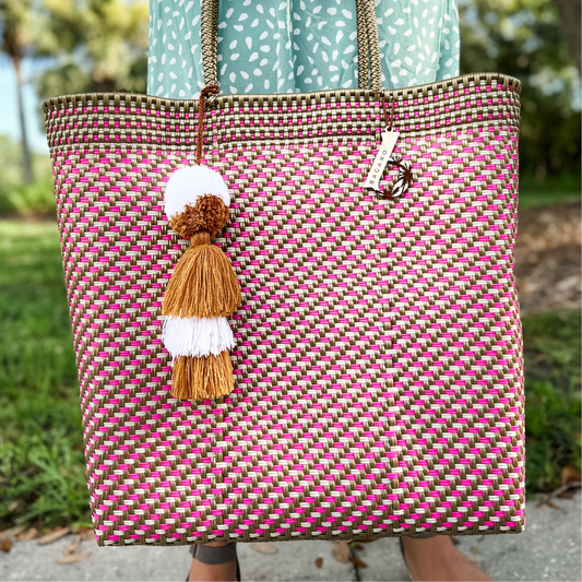 Desert Rose Handwoven Bag