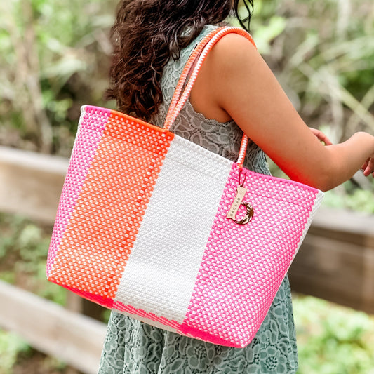 Summer Pop Handwoven Bag