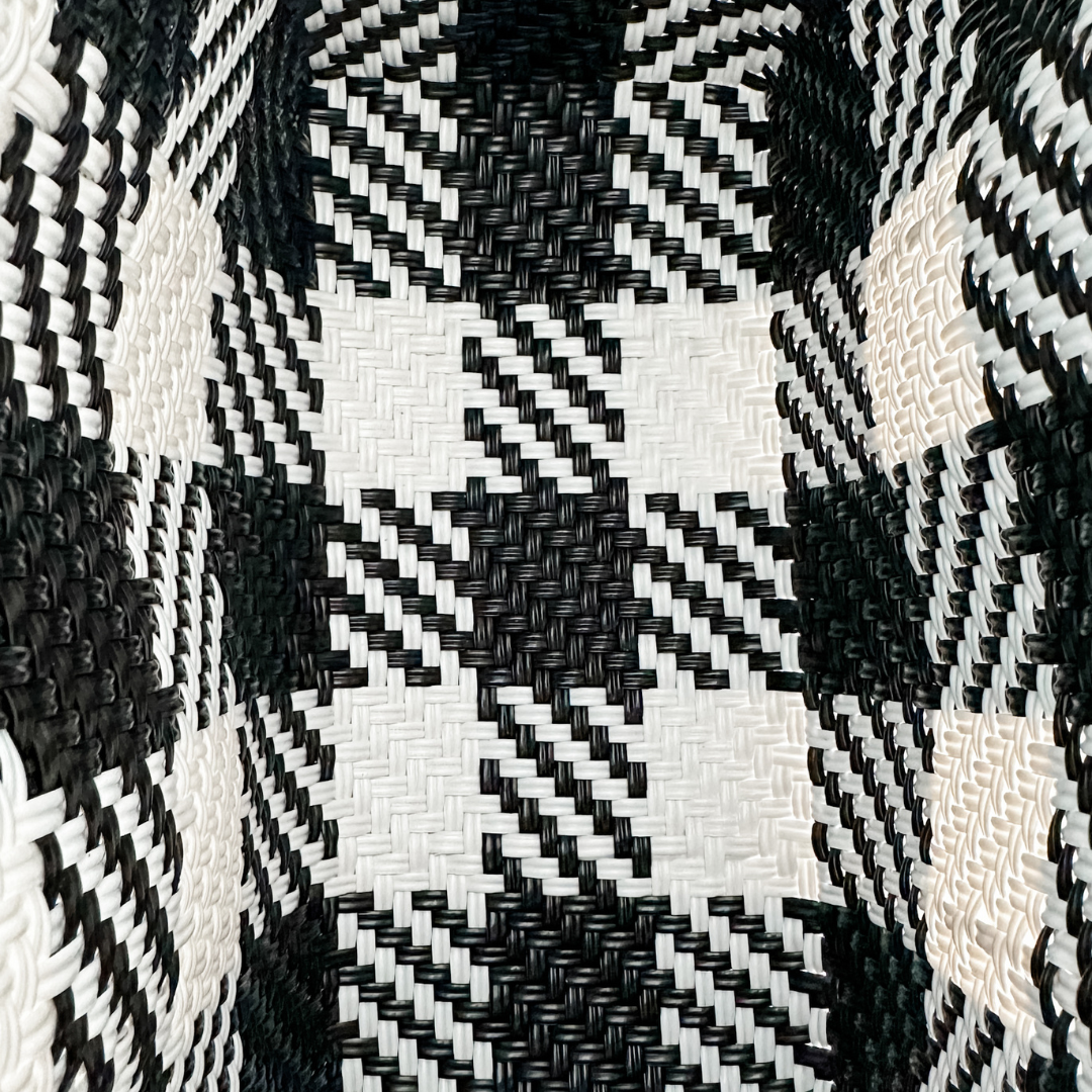 Checkers Handwoven Bag