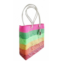Load image into Gallery viewer, Color Me Not Large Handwoven Bag
