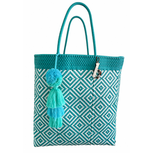 Load image into Gallery viewer, Fresh Mint Handwoven Bag
