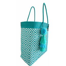Load image into Gallery viewer, Fresh Mint Handwoven Bag
