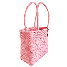 Load image into Gallery viewer, Powder Pink Handwoven Bag

