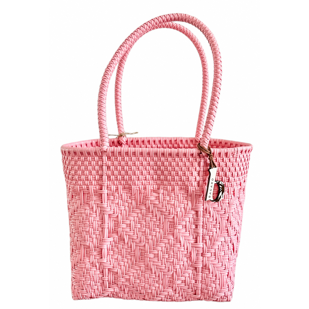 Powder Pink Handwoven Bag