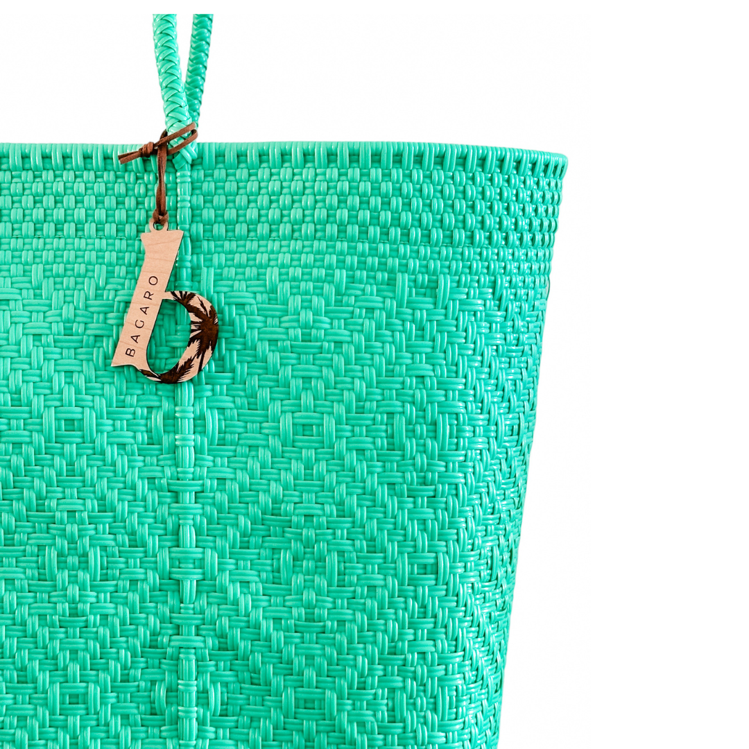 Sea Glass Handwoven Bag