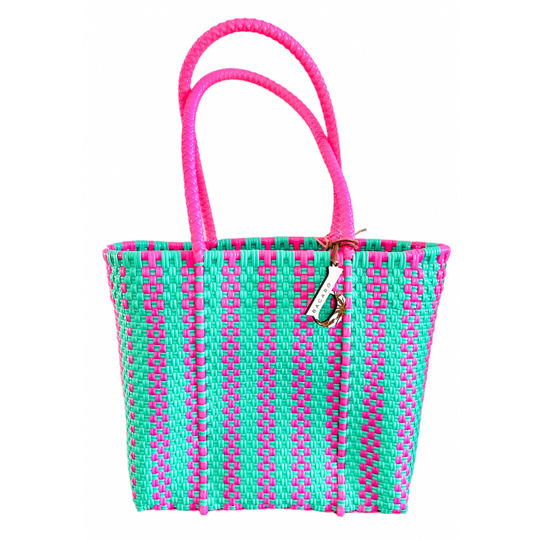 Pink Flamenco Handwoven Bag