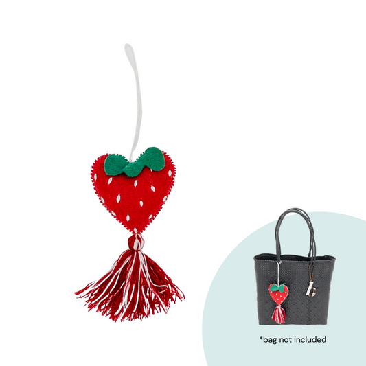 handmade tassel keychain made in mexico