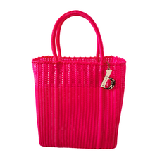 Load image into Gallery viewer, Bubblegum Pink Handwoven Bag
