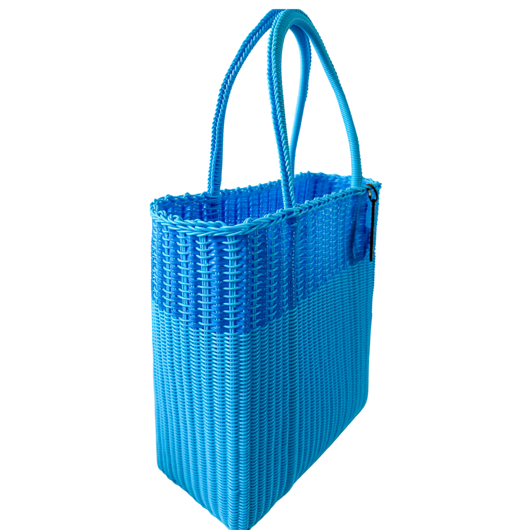 Carolina Blue Handwoven Bag
