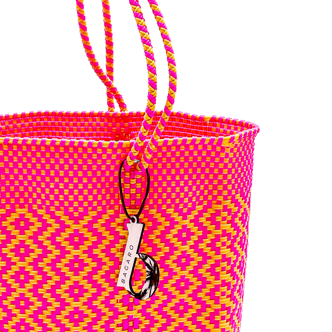 Coral Perfection Handwoven Bag
