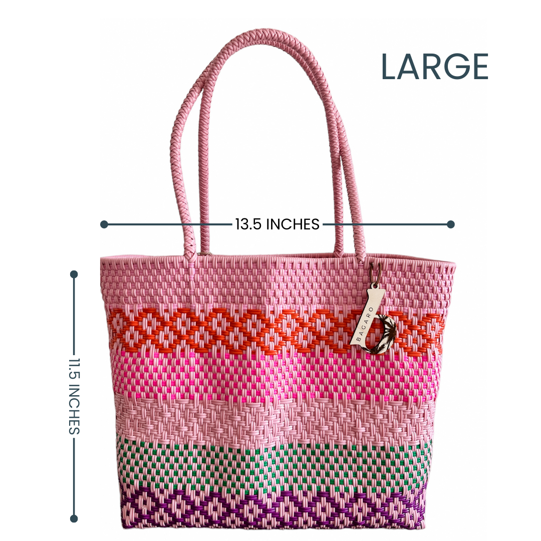 Flamingo Handwoven Bag