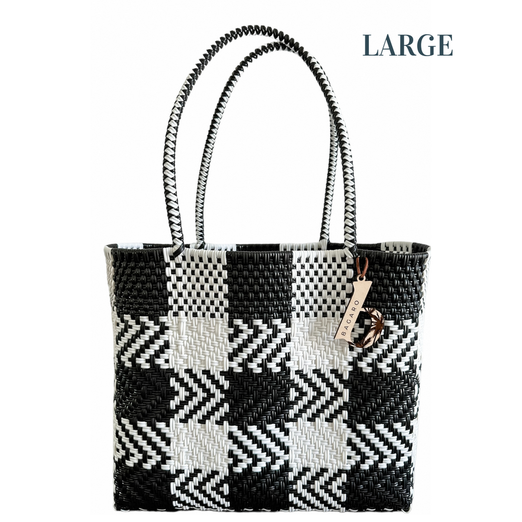 Checkers Handwoven Bag