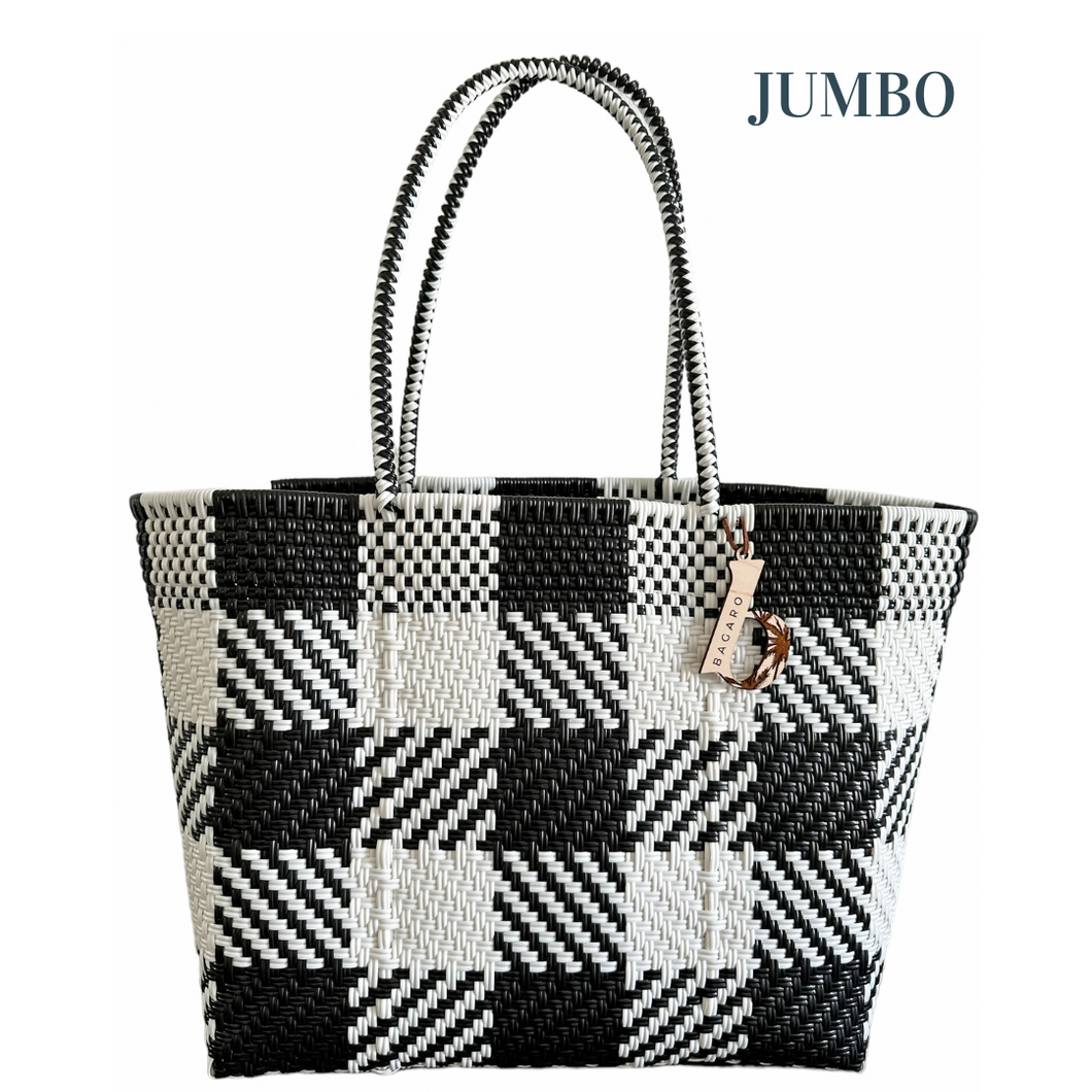 Checkers Handwoven Bag