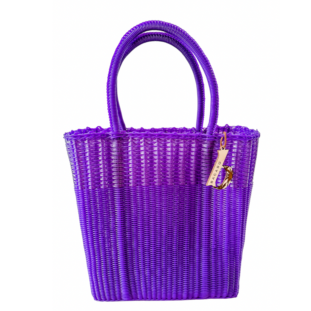 Plum Purple Handwoven Bag