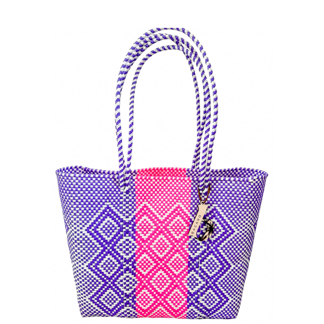 Purple Frappe Handwoven Bag